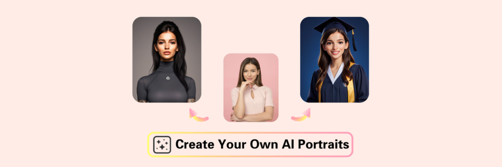 Create your own AI portrais with PhotoGrid_