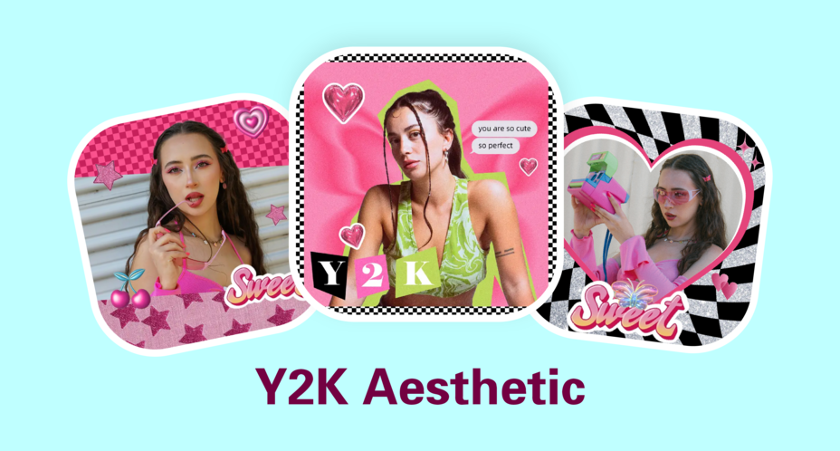 Create the Hottest Y2K Aesthetic Photos with PhotoGrid