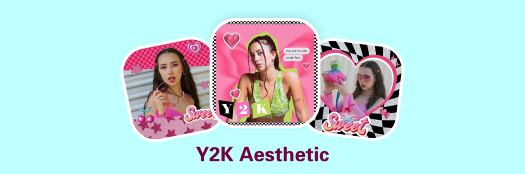 Create the Hottest Y2K Aesthetic Photos with PhotoGrid_