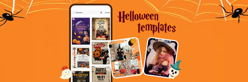 free Halloween templates on PhotoGrid