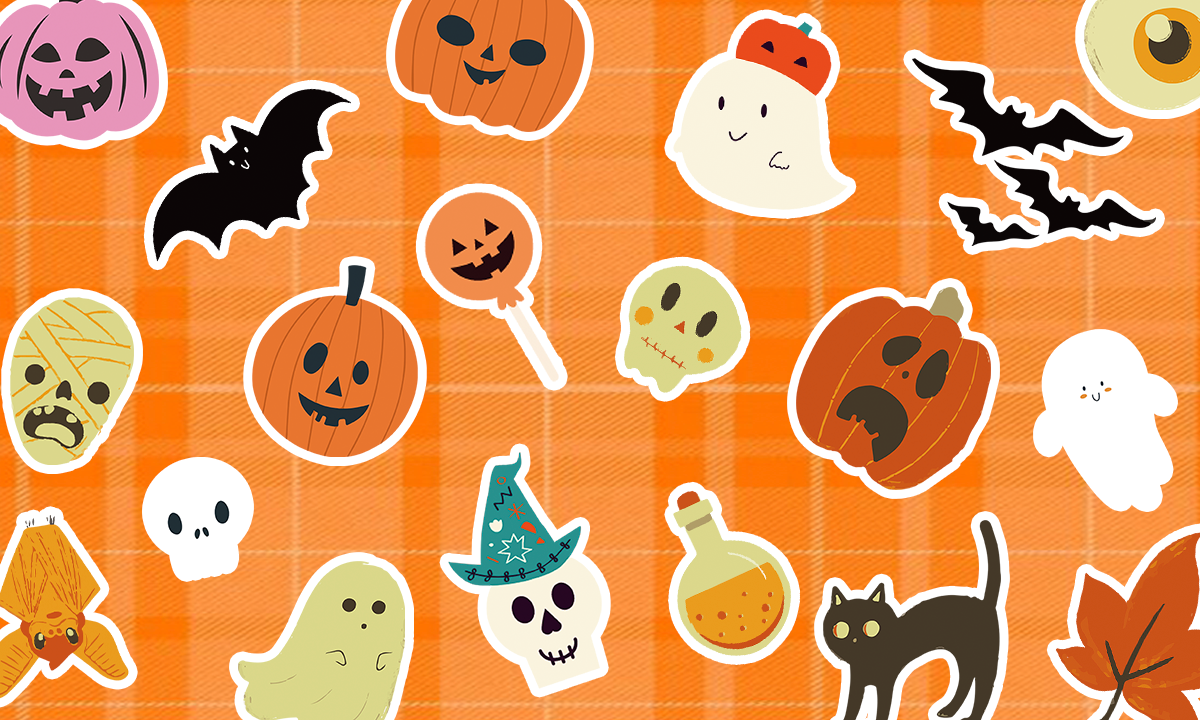 free Halloween stickers on PhotoGrid